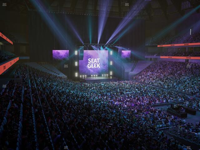 Dickies Arena - Section Loge 8 B Seat View