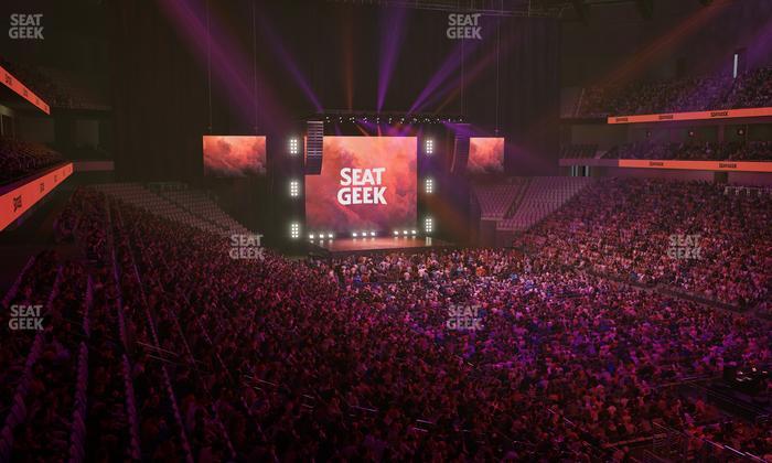 Dickies Arena - Section Loge 8 B Seat View