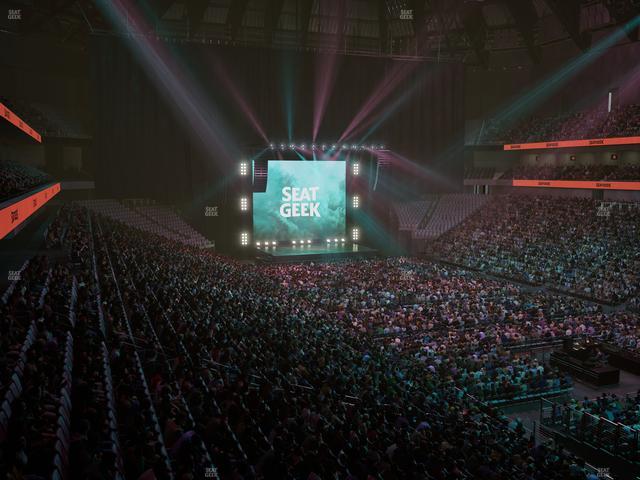 Dickies Arena - Section Loge 8 B Seat View