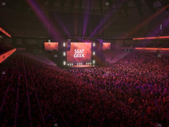 Dickies Arena - Section Loge 8 B Seat View