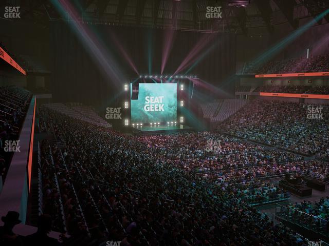 Dickies Arena - Section Loge 8 C Seat View