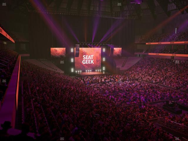 Dickies Arena - Section Loge 8 C Seat View