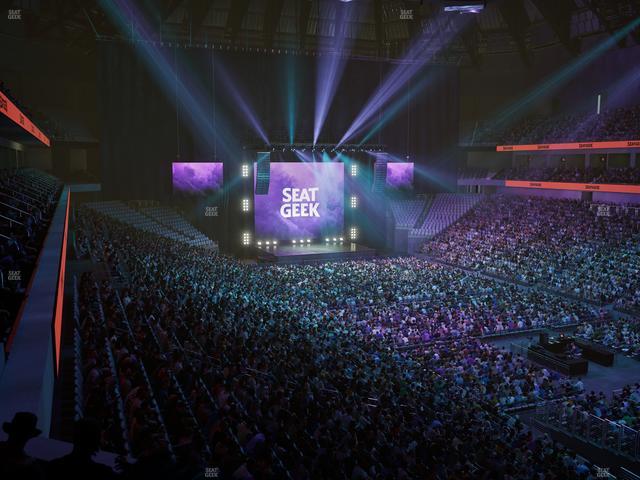 Dickies Arena - Section Loge 8 C Seat View