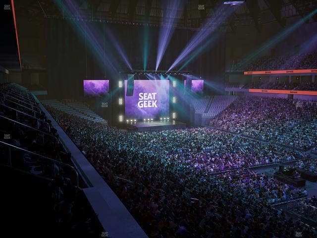 Dickies Arena - Section Loge 8 D Seat View