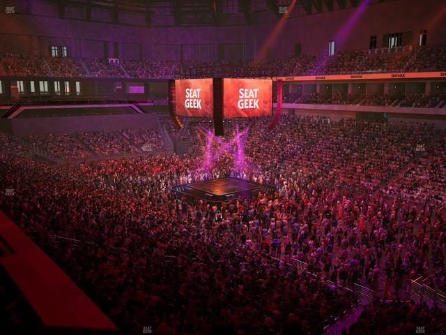 Dickies Arena - Section Loge 8 D Seat View