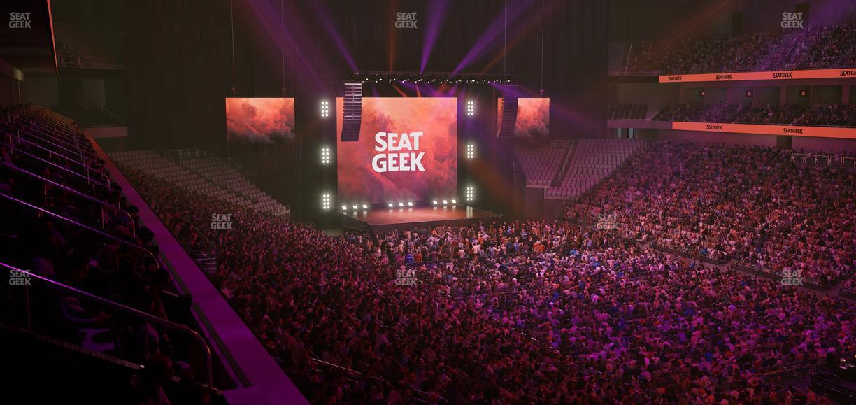 Dickies Arena - Section Loge 8 D Seat View