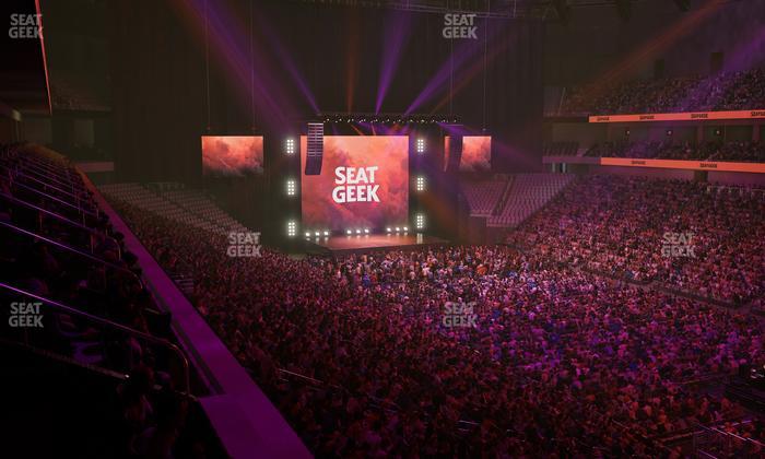 Dickies Arena - Section Loge 8 D Seat View