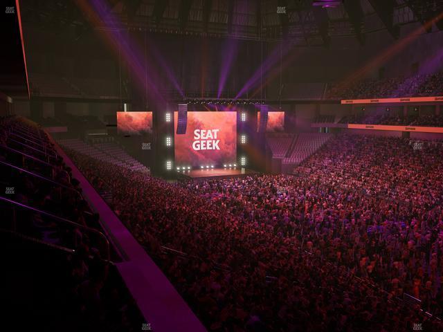 Dickies Arena - Section Loge 8 D Seat View