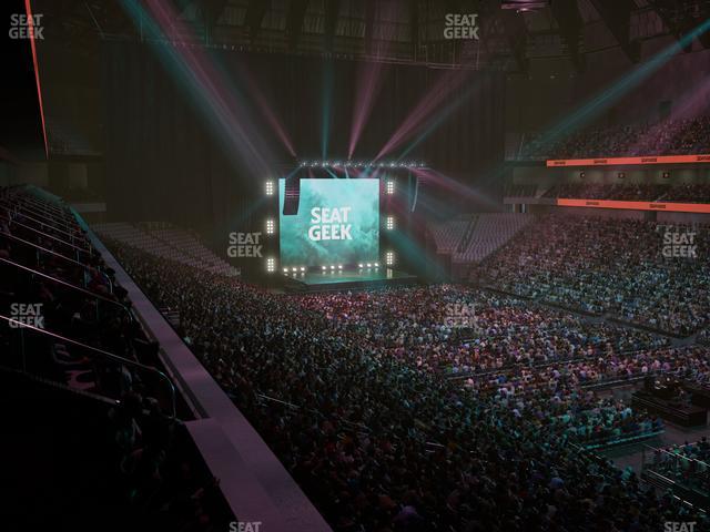 Dickies Arena - Section Loge 8 D Seat View