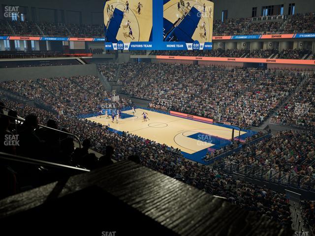 Dickies Arena - Section Loge 9 B Seat View