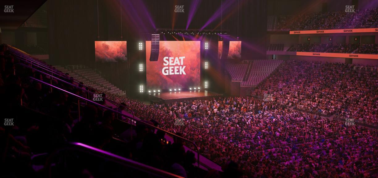 Dickies Arena - Section Loge 9 B Seat View