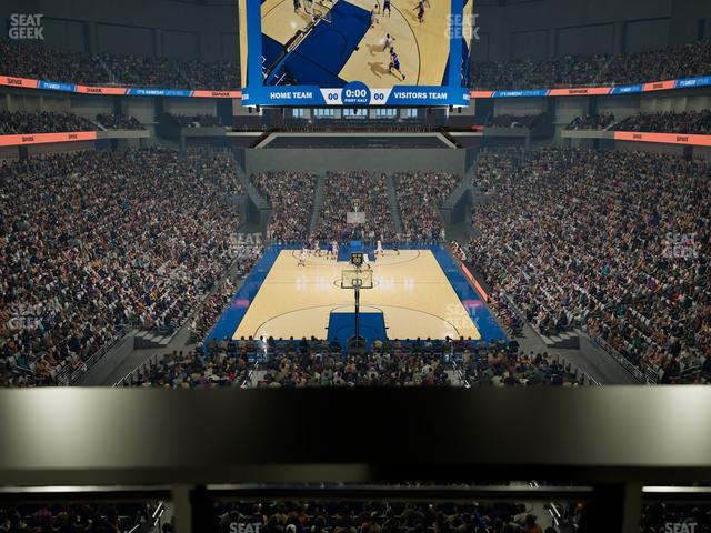 Dickies Arena - Section North Club Seat View