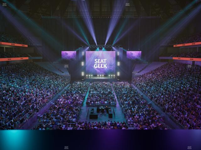 Dickies Arena - Section North Club Seat View