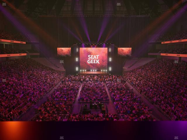 Dickies Arena - Section North Club Seat View