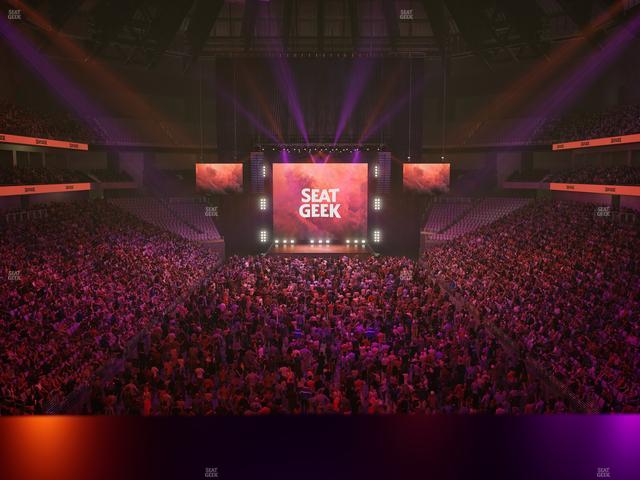 Dickies Arena - Section North Club Seat View