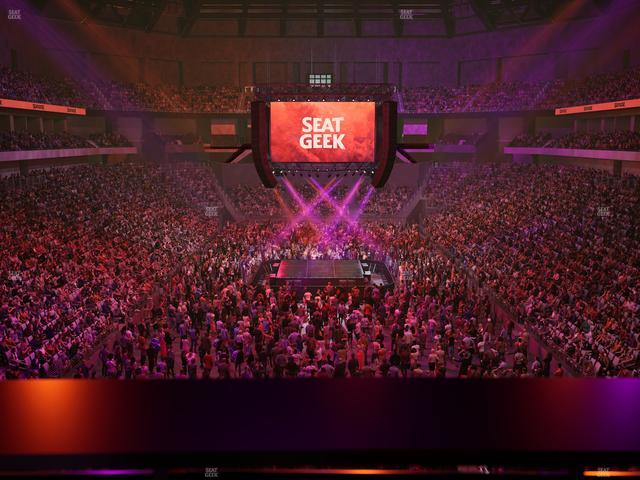 Dickies Arena - Section North Club Seat View