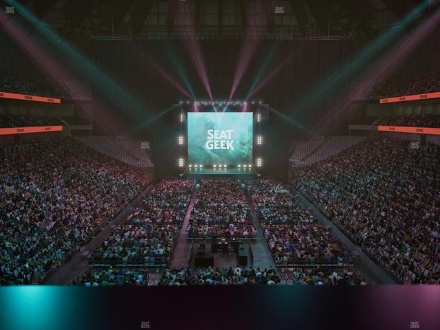 Dickies Arena - Section North Club Seat View