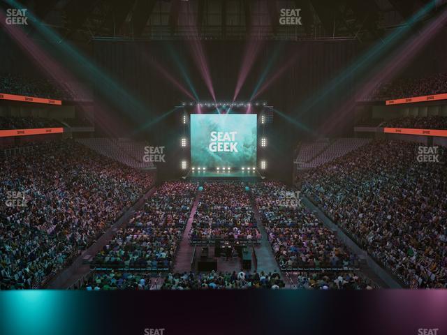 Dickies Arena - Section North Club Seat View