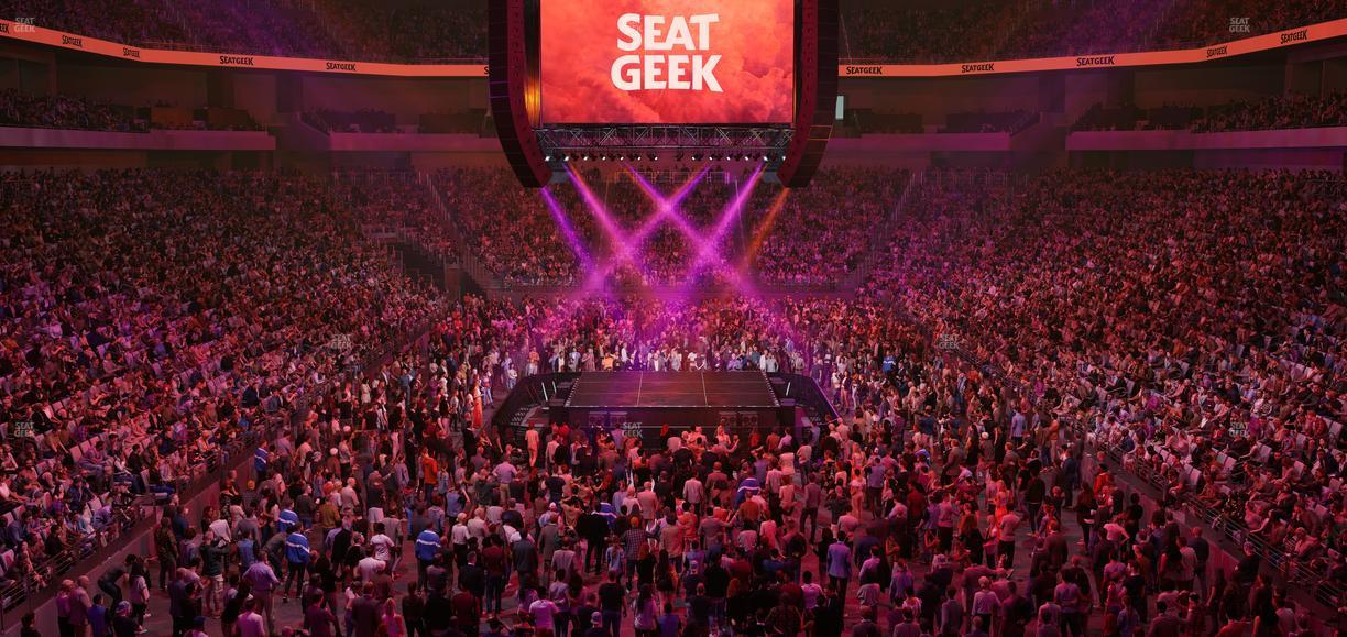 Dickies Arena - Section South Club Seat View