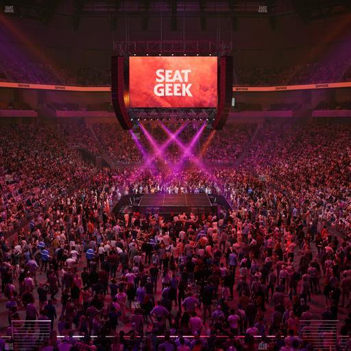 Dickies Arena - Section South Club Seat View