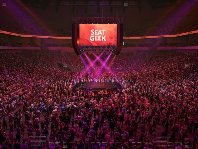 Dickies Arena - Section South Club Seat View