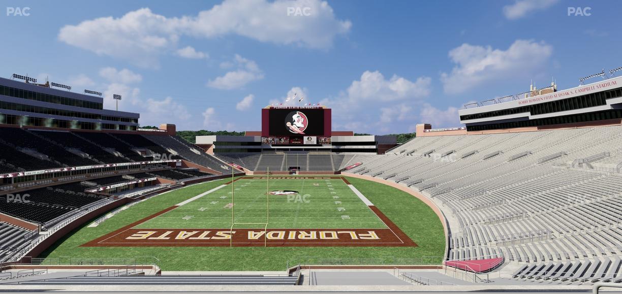 Doak Campbell Stadium - Section Club 220 Seat View