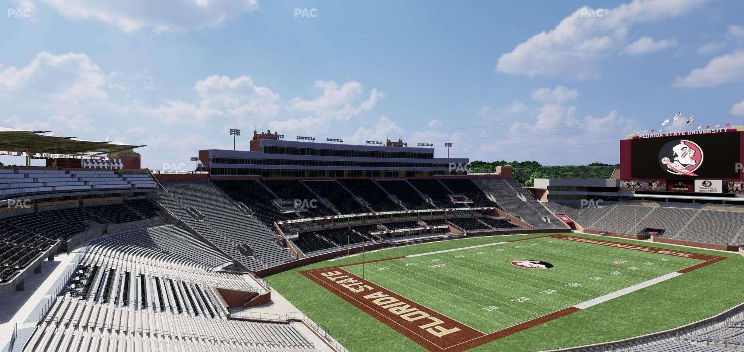 Doak Campbell Stadium - Section Club 314 Seat View