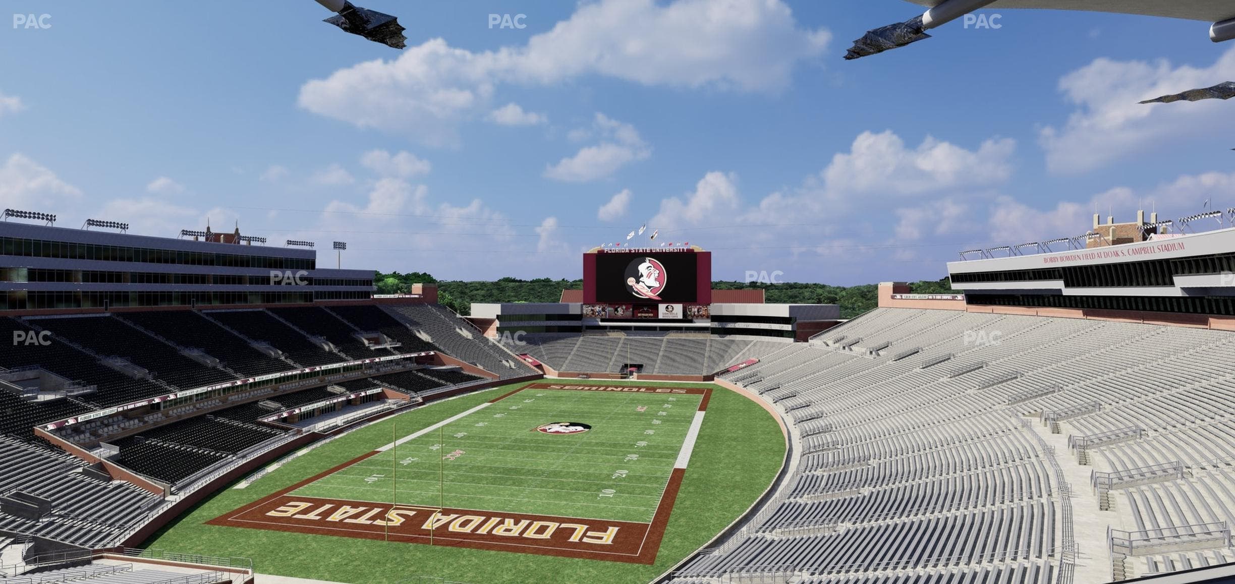 Doak Campbell Stadium - Section Club 317 Seat View