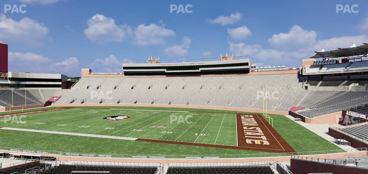 Doak Campbell Stadium - Section W 129 Seat View
