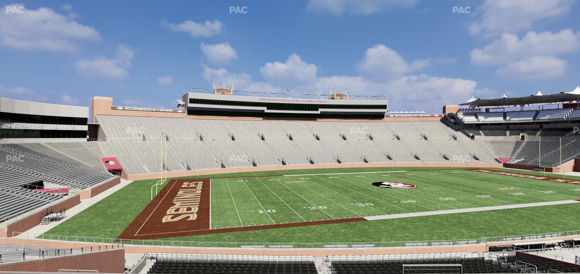 Doak Campbell Stadium - Section W 135 Seat View