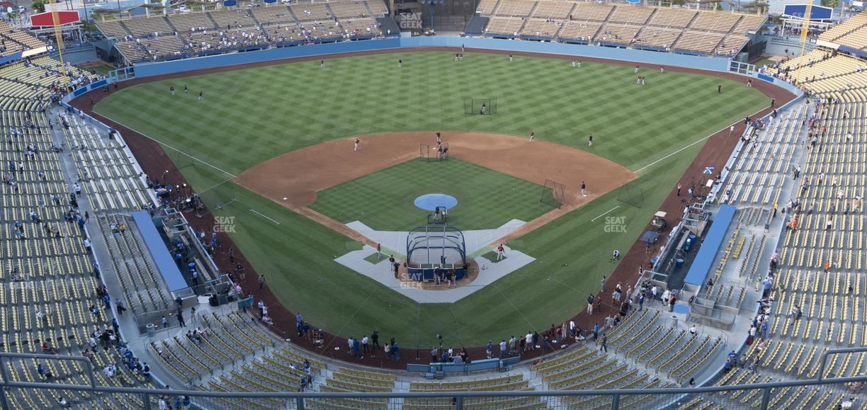 Dodger Stadium - Section 1 Td Seat View