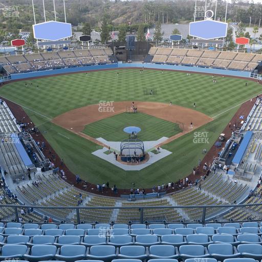 Dodger Stadium - Section 1 Td Seat View