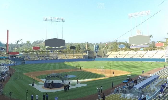 Dodger Stadium - Section 110 Lg Seat View