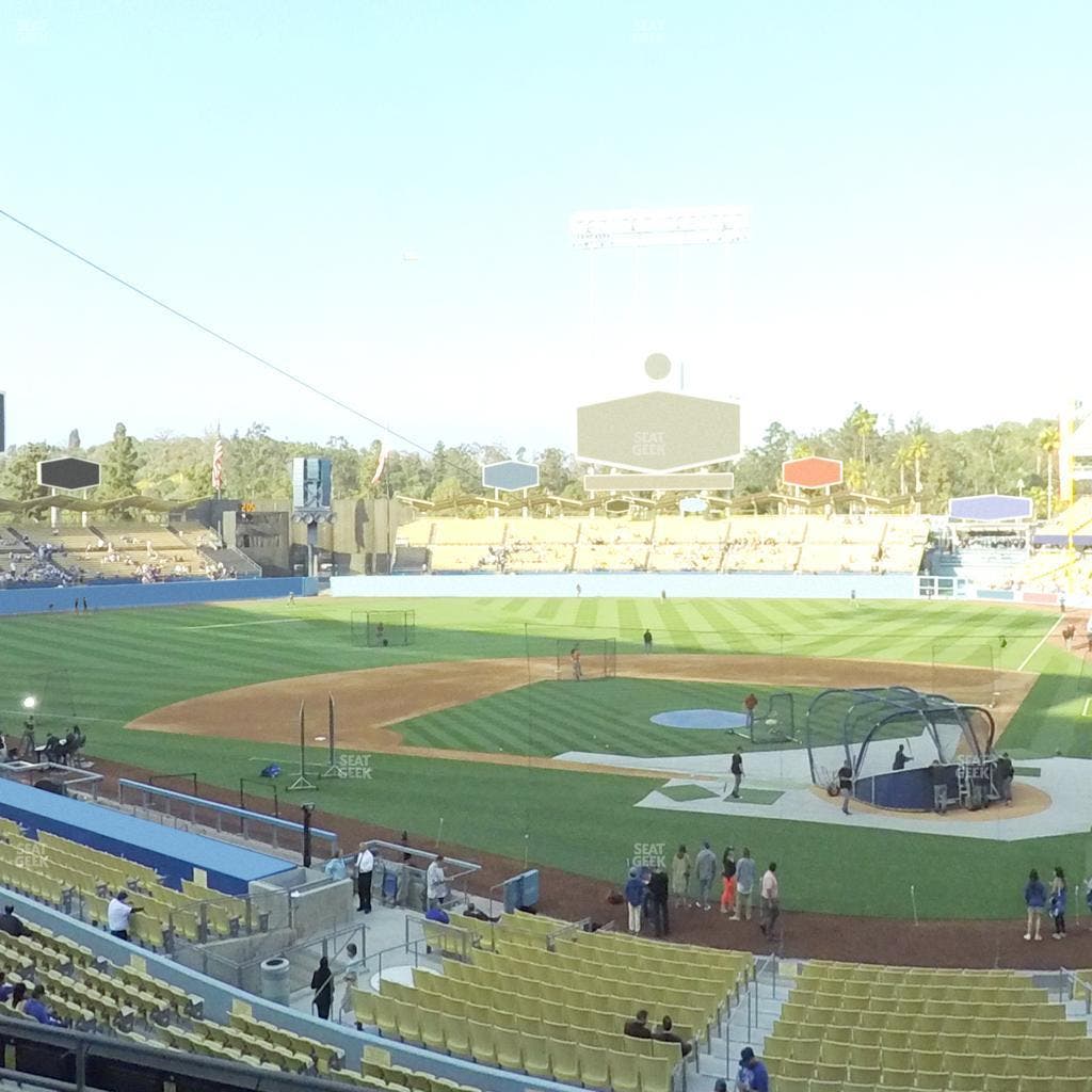 Dodger Stadium - Section 115 Lg Seat View