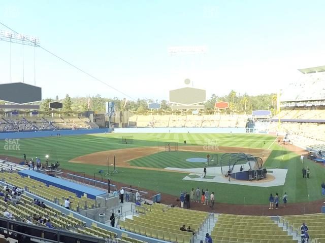 Dodger Stadium - Section 115 Lg Seat View
