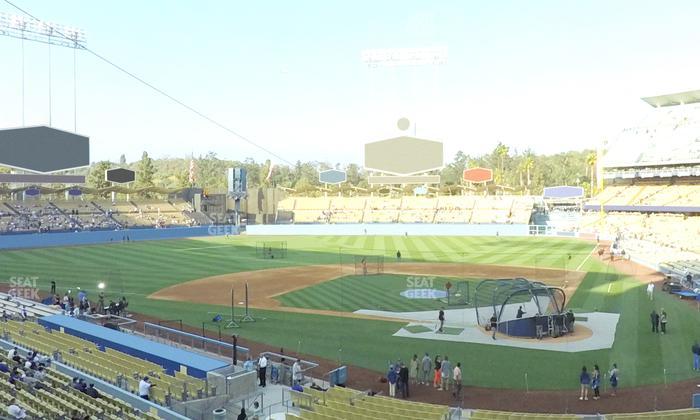 Dodger Stadium - Section 115 Lg Seat View