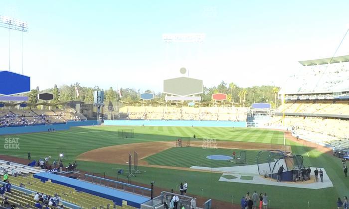 Dodger Stadium - Section 119 Lg Seat View