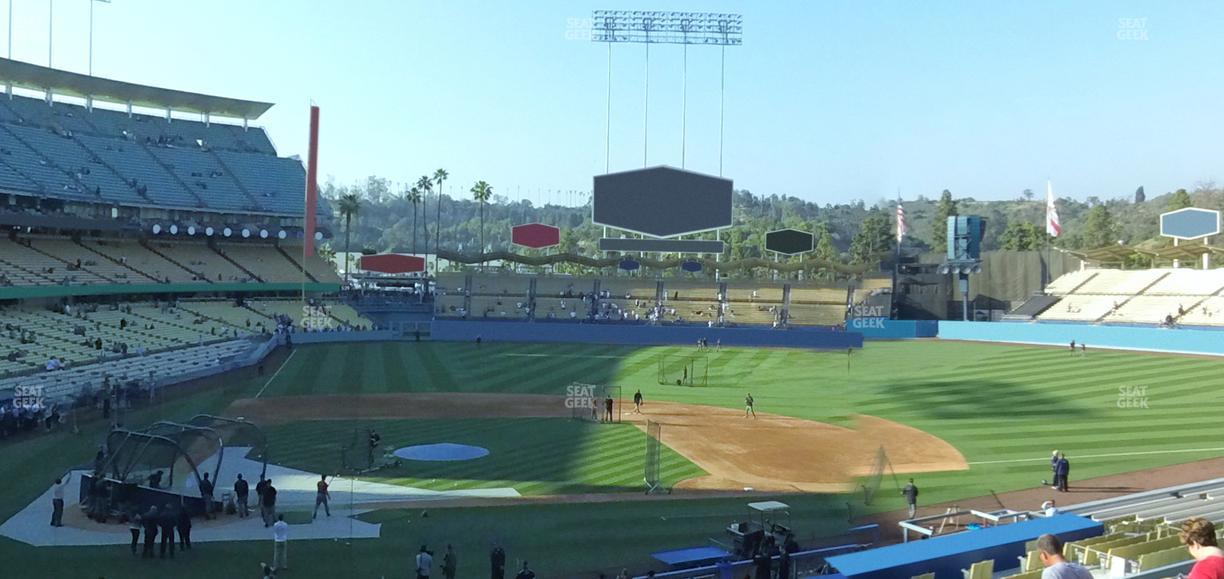 Dodger Stadium - Section 124 Lg Seat View