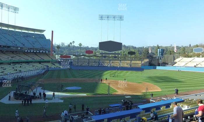 Dodger Stadium - Section 124 Lg Seat View