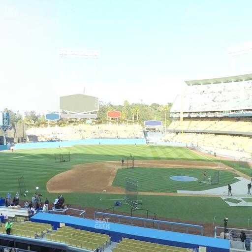 Dodger Stadium - Section 129 Lg Seat View