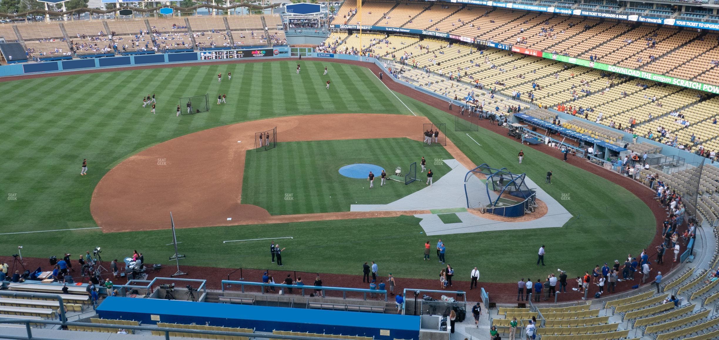 Dodger Stadium - Section 15 Rs Seat View