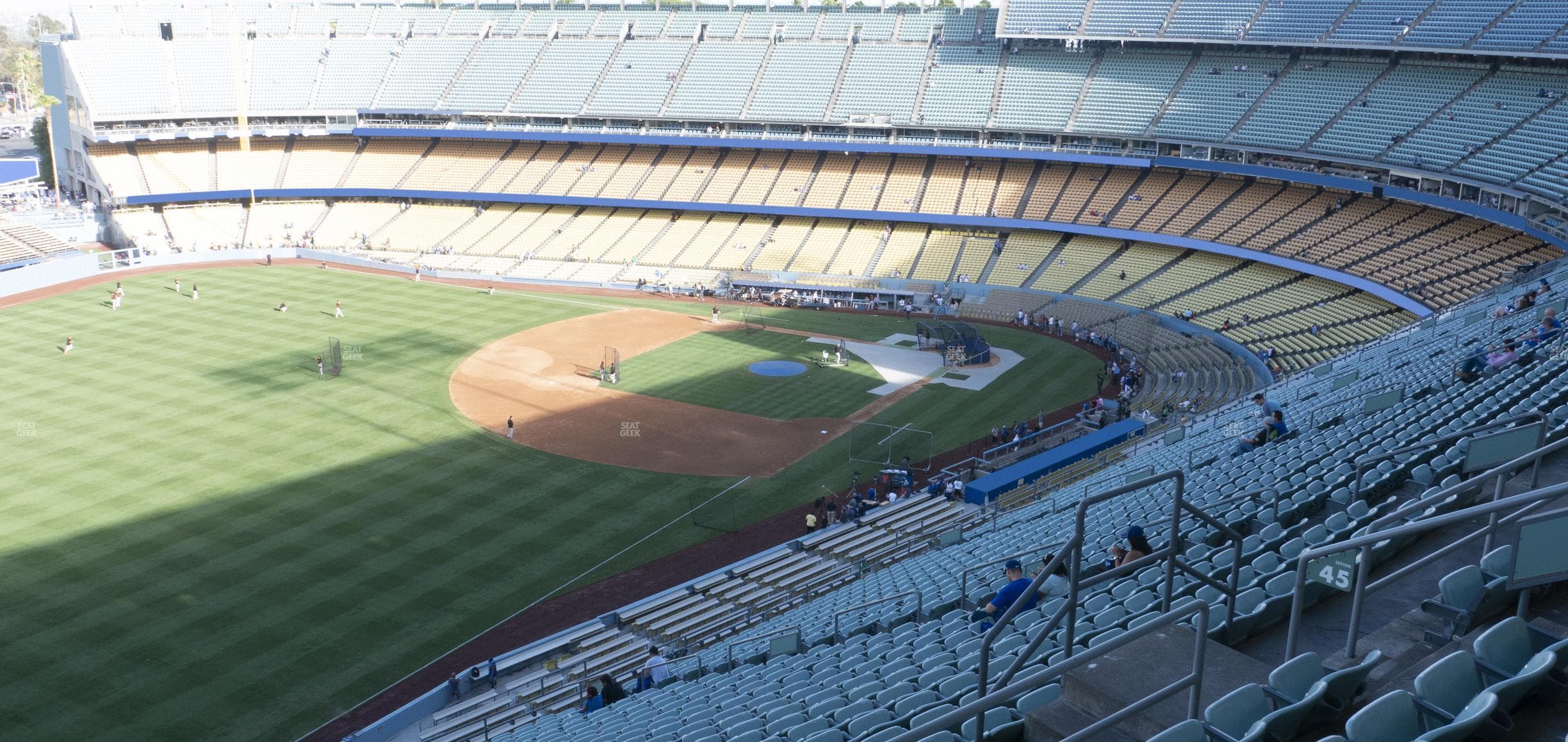 Dodger Stadium - Section 45 Rs Seat View