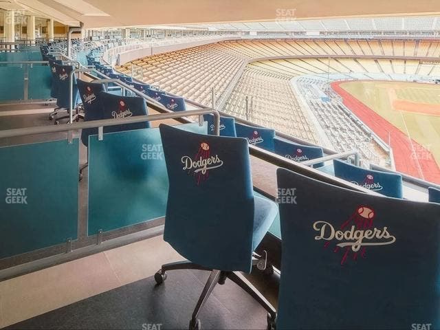 Dodger Stadium - Section Stadium Club Box 1 Seat View