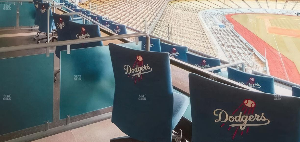 Dodger Stadium - Section Stadium Club Box 5 Seat View