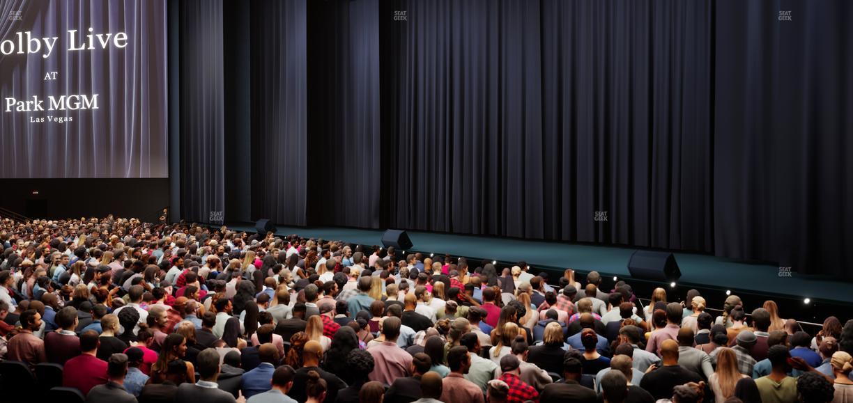 Dolby Live at Park MGM - Section 201 Seat View