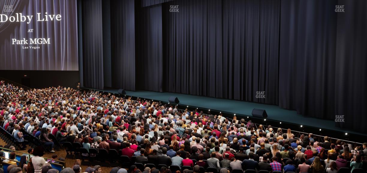 Dolby Live at Park MGM - Section 201 Seat View