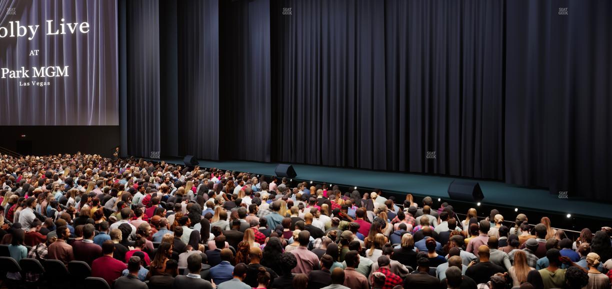 Dolby Live at Park MGM - Section 201 Seat View