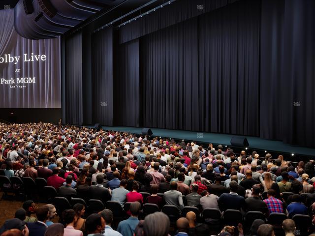 Dolby Live at Park MGM - Section 201 Seat View