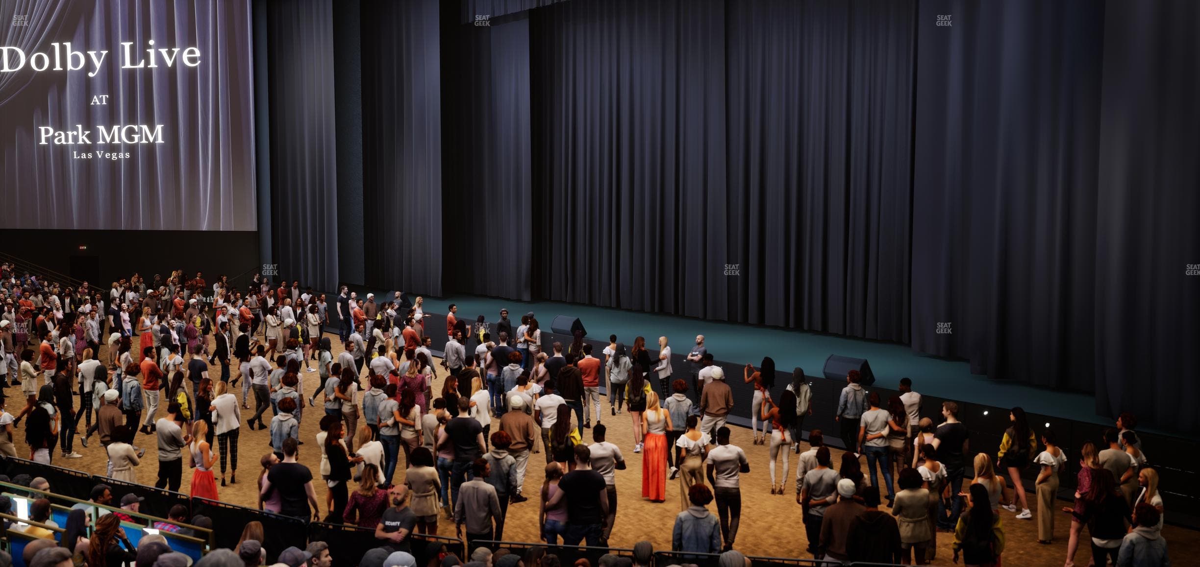 Dolby Live at Park MGM - Section 201 Seat View