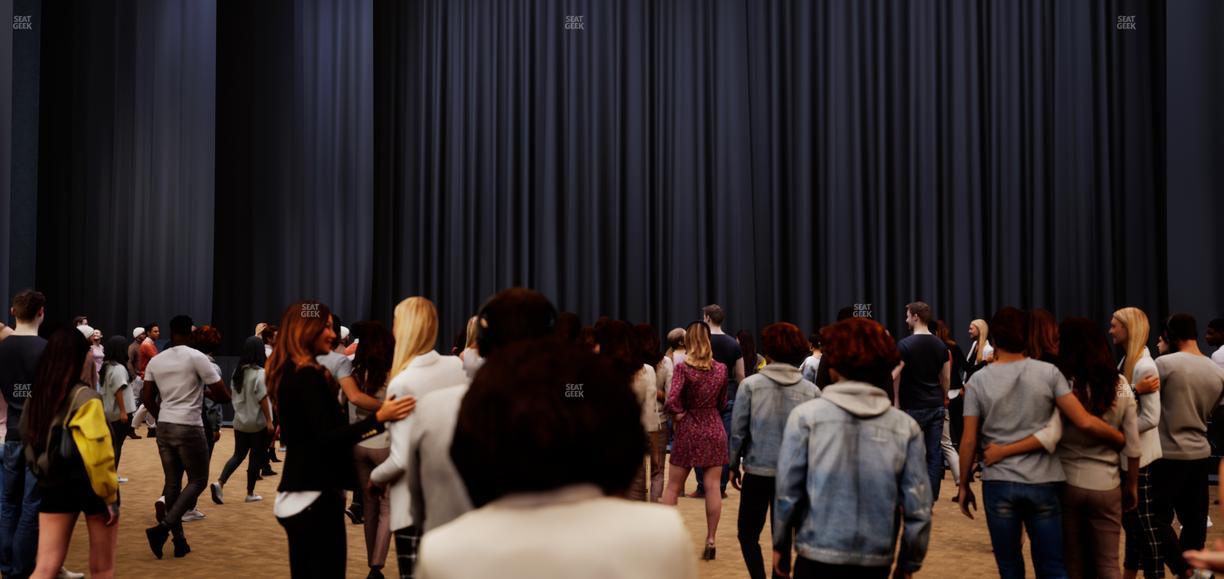 Dolby Live at Park MGM - Section 202 Floor Seat View